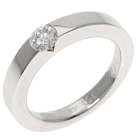 CARTIER Diamond Ring 48 K18WG Ladies White Gold Women's 18K - Picture 2 of 12